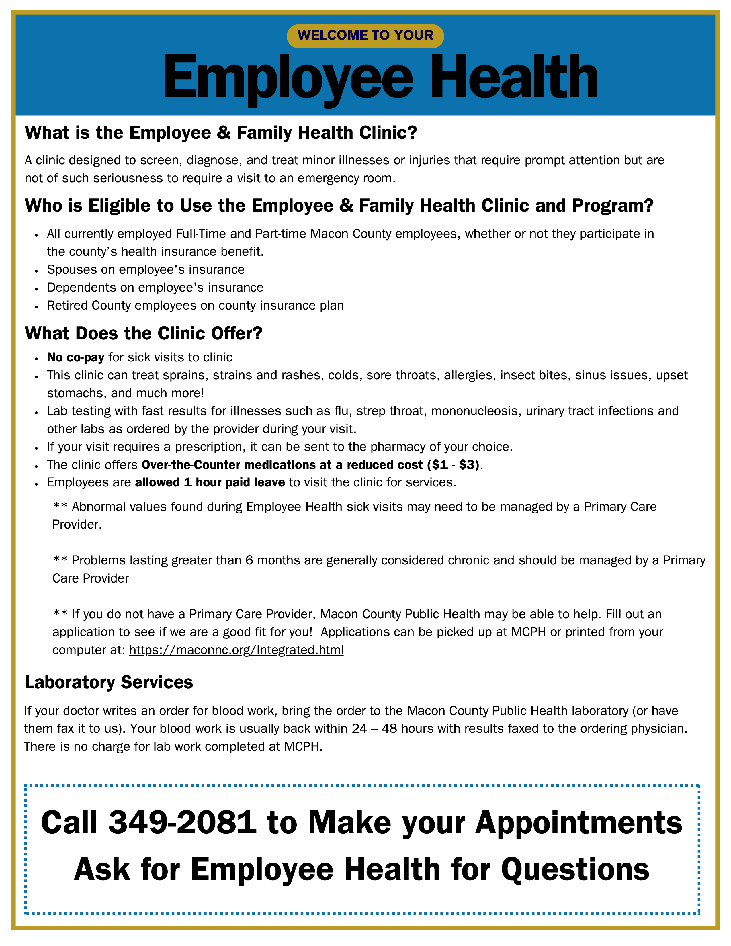 employee services macon county nc